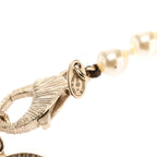 Chanel Graduated Pearl CC Long Necklace Gold