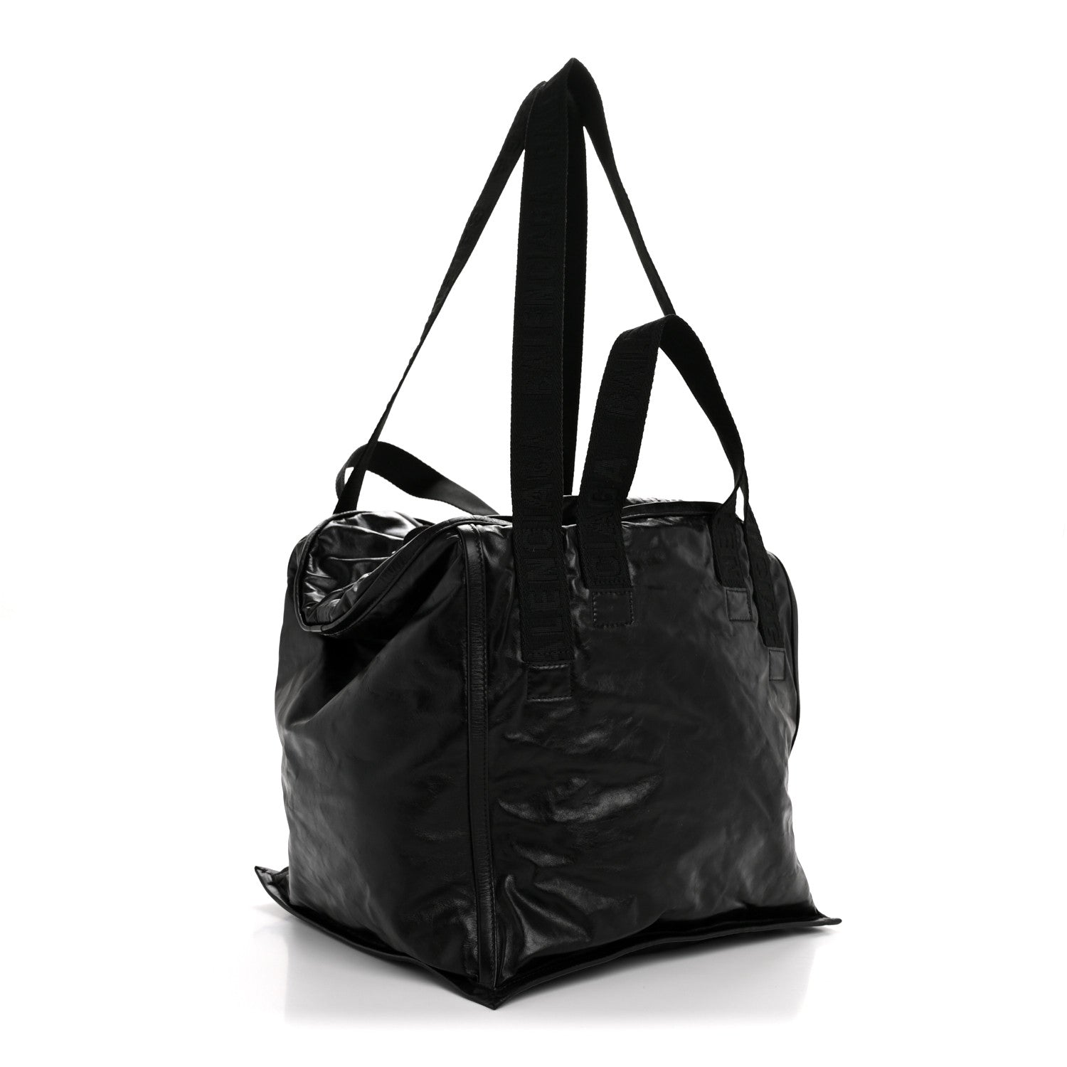 Balenciaga Calfskin Medium Cargo Tote  Black