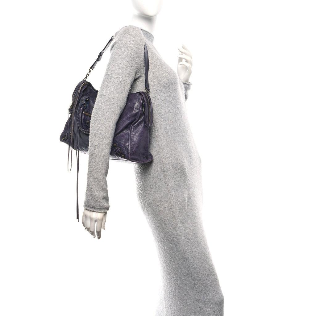 Balenciaga Agneau Classic Hardware City Encre