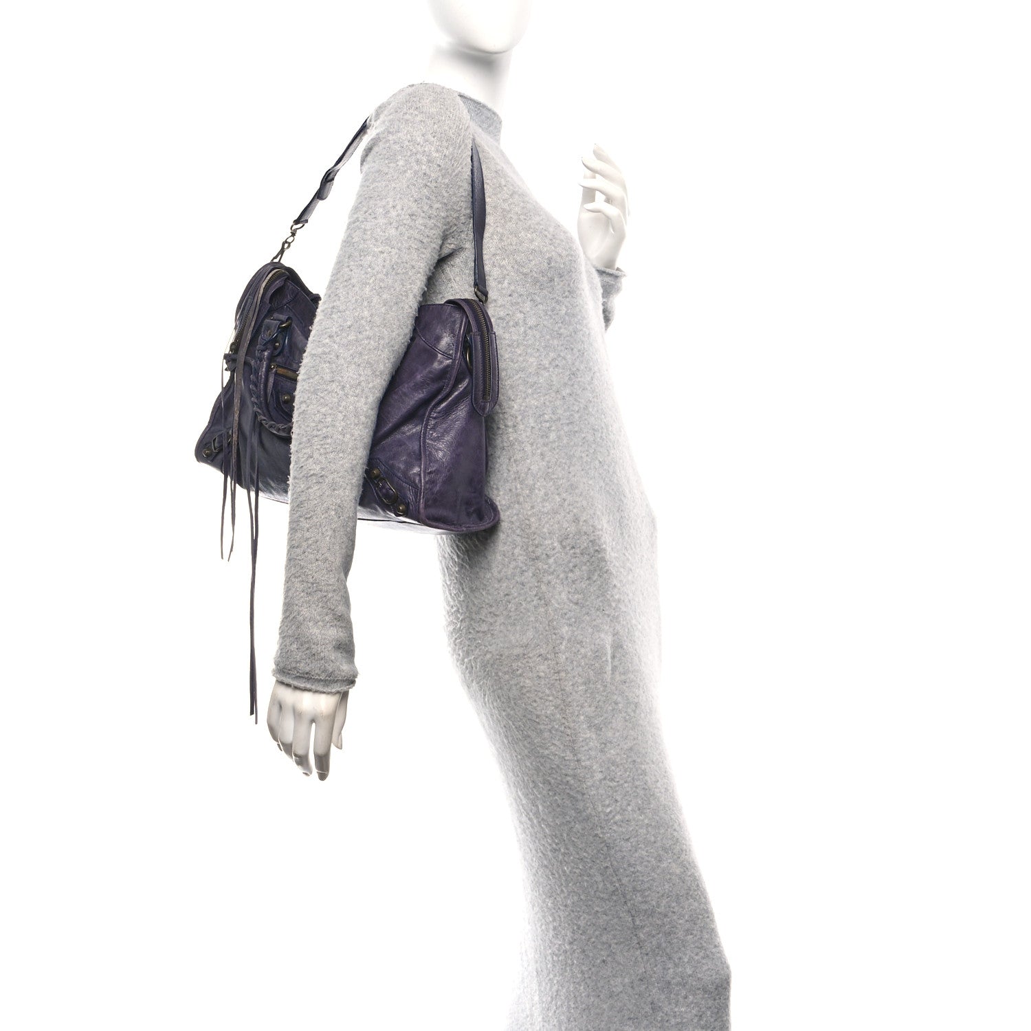 Balenciaga Agneau Classic Hardware City Encre