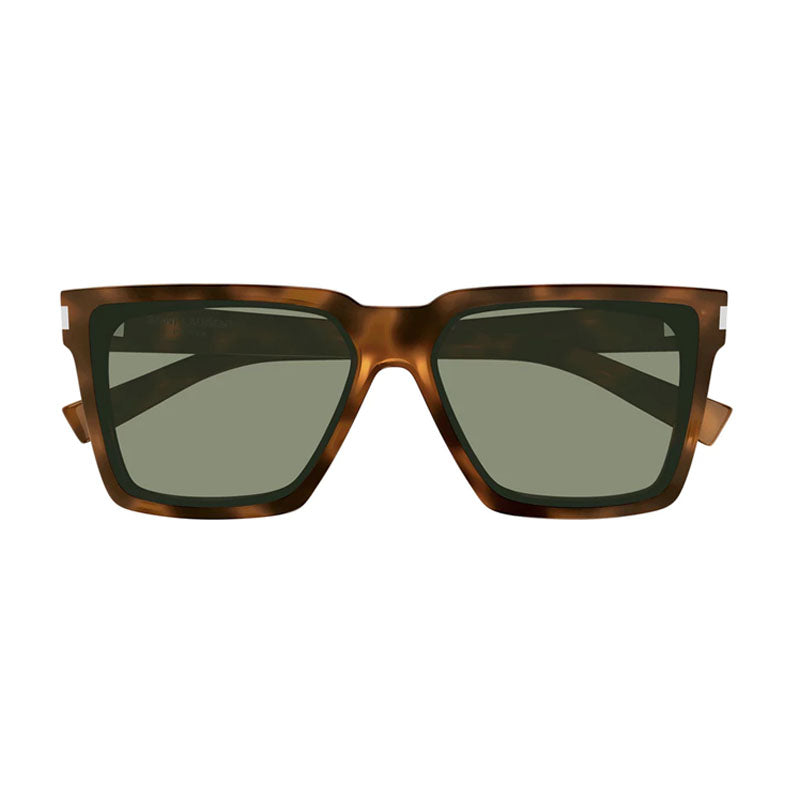 Saint Laurent Sunglasses Rectangle , Black Frame and Black Lens SL610001