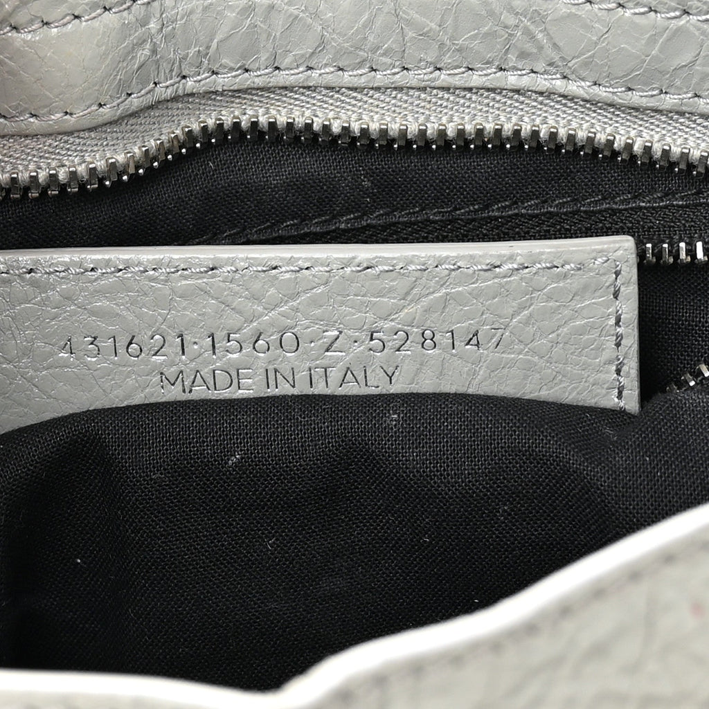 Balenciaga Agneau Classic Silver Hardware S City Gris Haussmannien