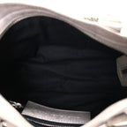 Balenciaga Agneau Marble Hardware Mini City Grey