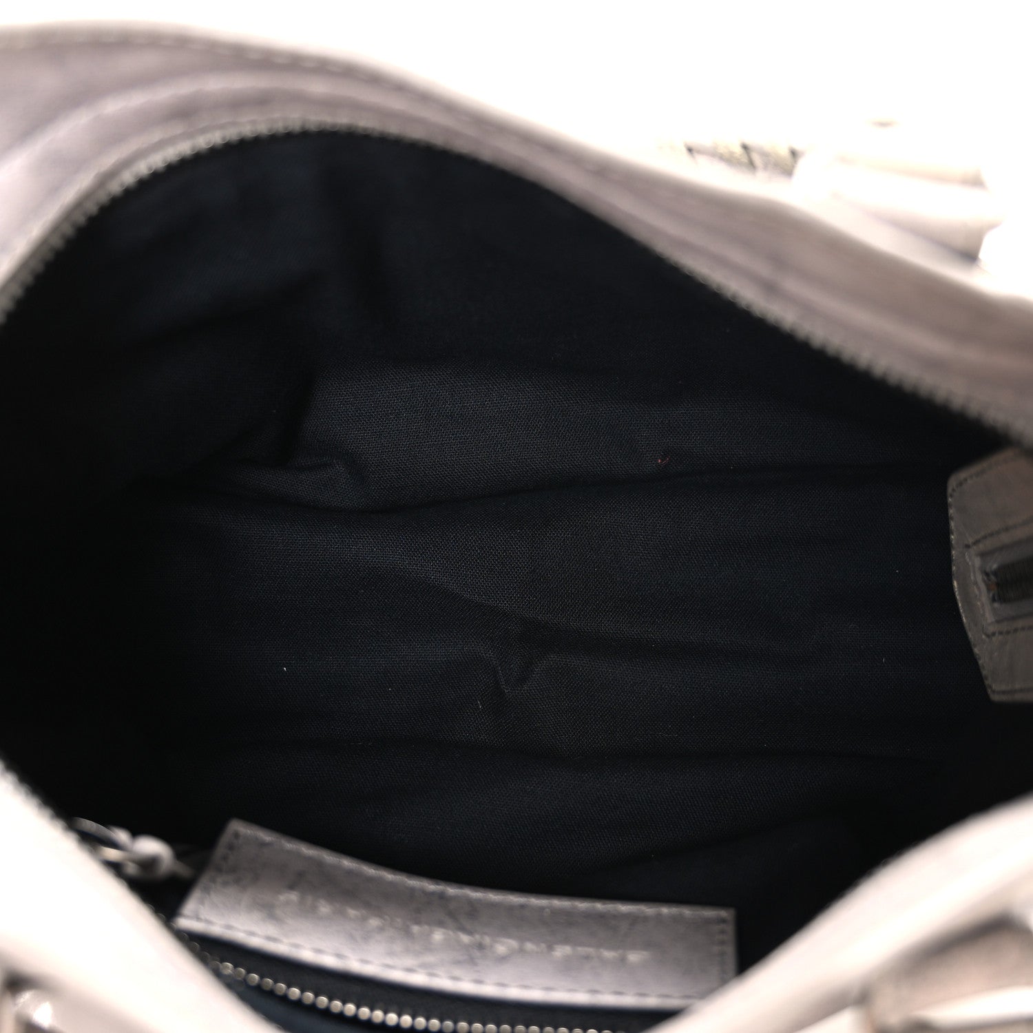 Balenciaga Agneau Marble Hardware Mini City Grey