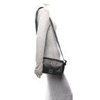 Balenciaga Arena Calfskin Small Monaco Flap Bag Black