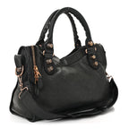 Balenciaga Agneau Giant 21 Rose Gold Hardware City Black