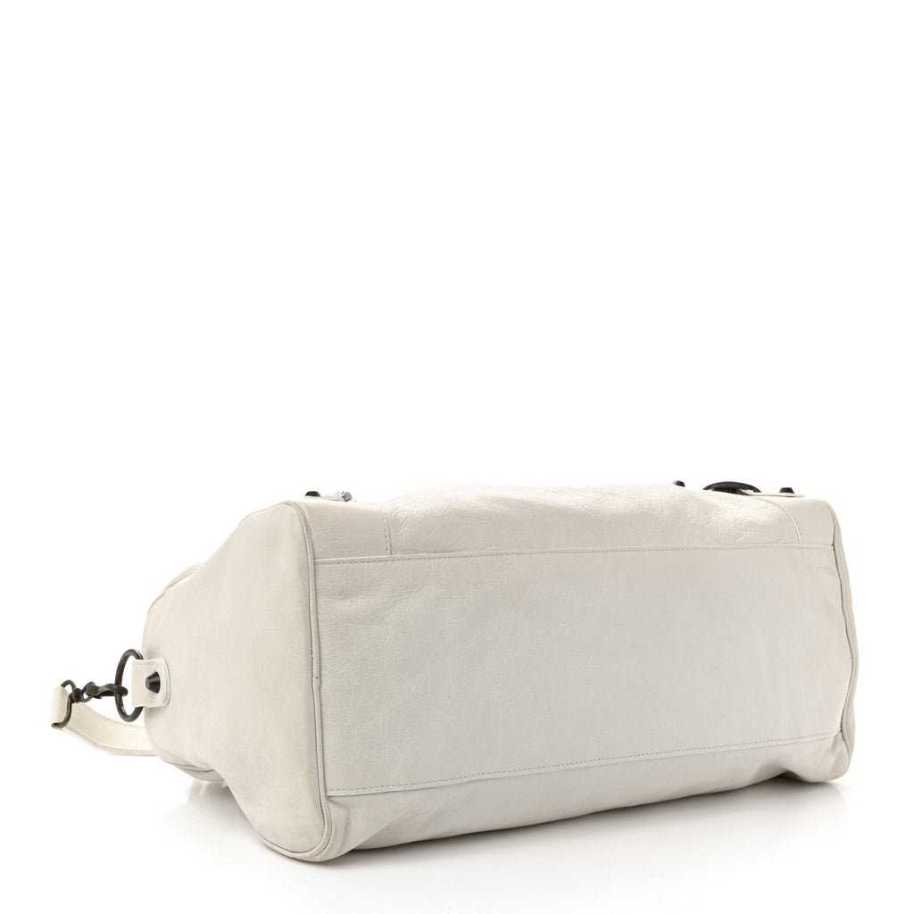Balenciaga Agneau Classic Hardware Twiggy White