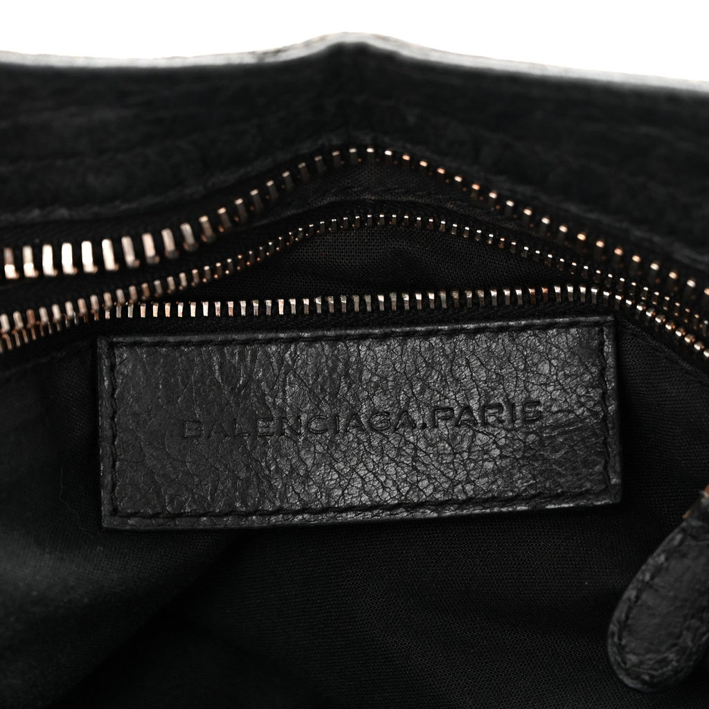 Balenciaga Agneau Giant 21 Rose Gold Hardware City Black