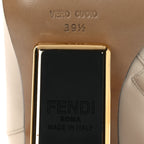 Fendi Nappa Fendi First 95mm Pointed Booties 39.5 White