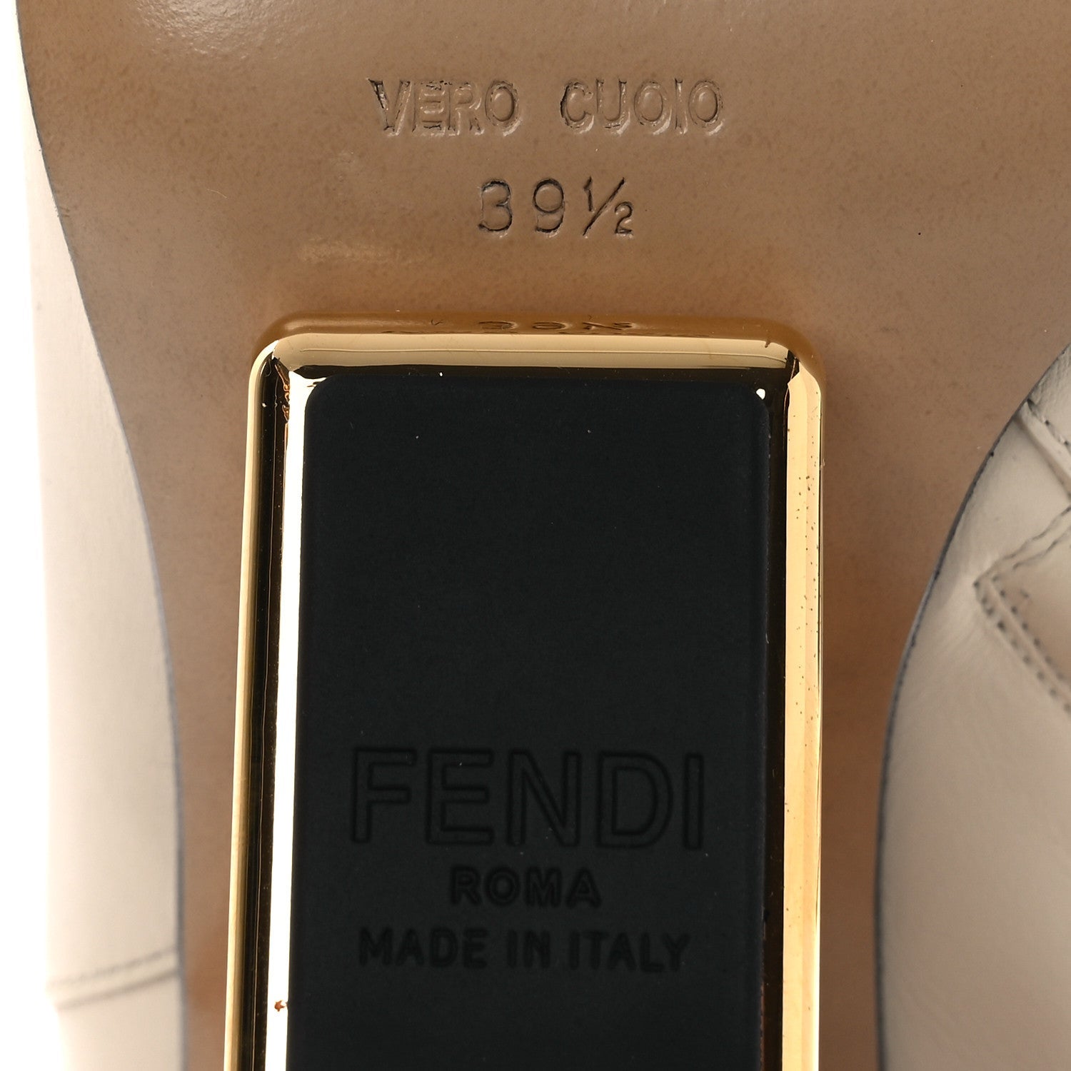 Fendi Nappa Fendi First 95mm Pointed Booties 39.5 White