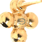 Chanel Crystal CC Drop Earrings Gold Black