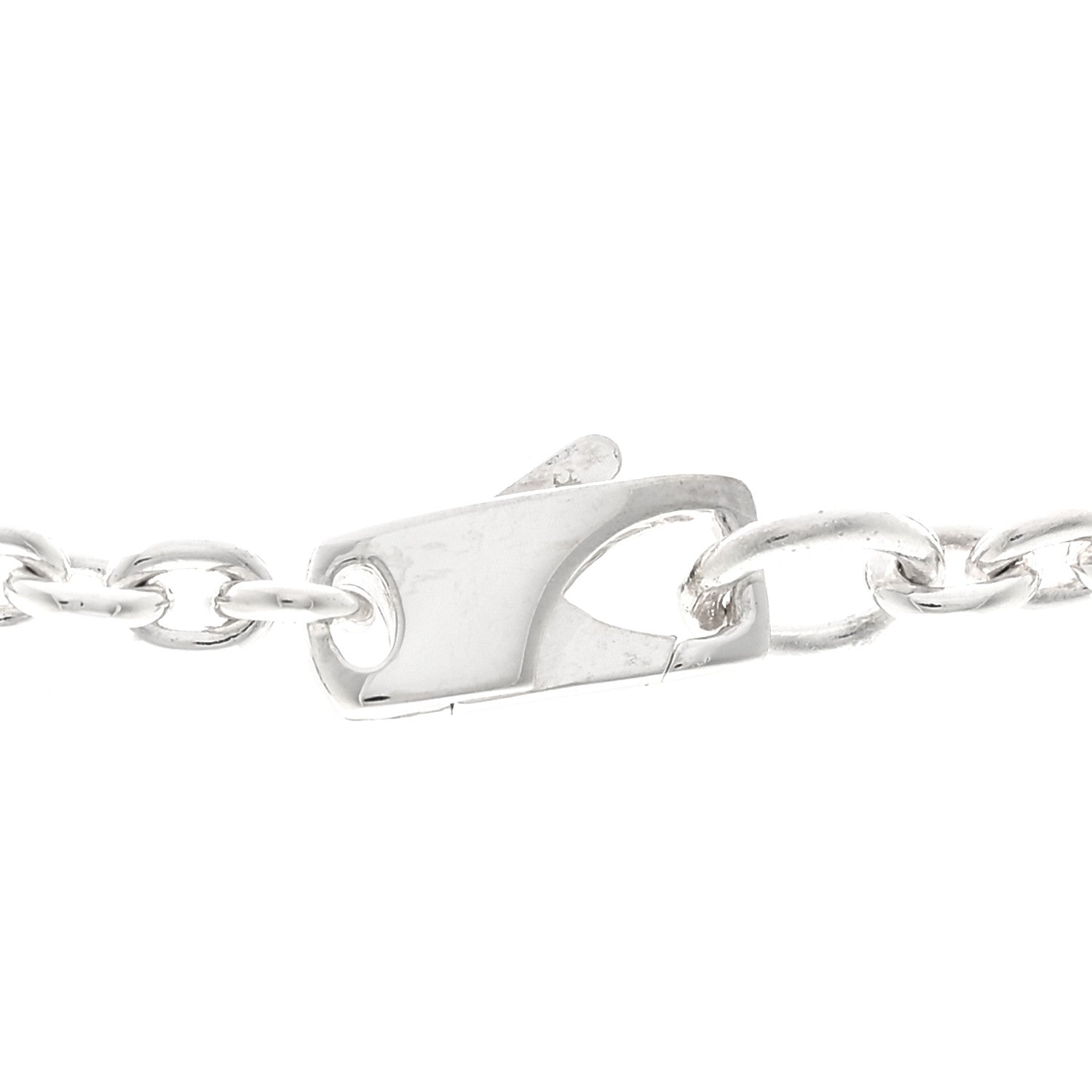 Gucci Sterling Silver G Pendant Necklace