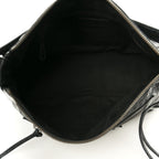 Balenciaga Agneau Arena Storico Classic Hardware Small Le City Moto Black