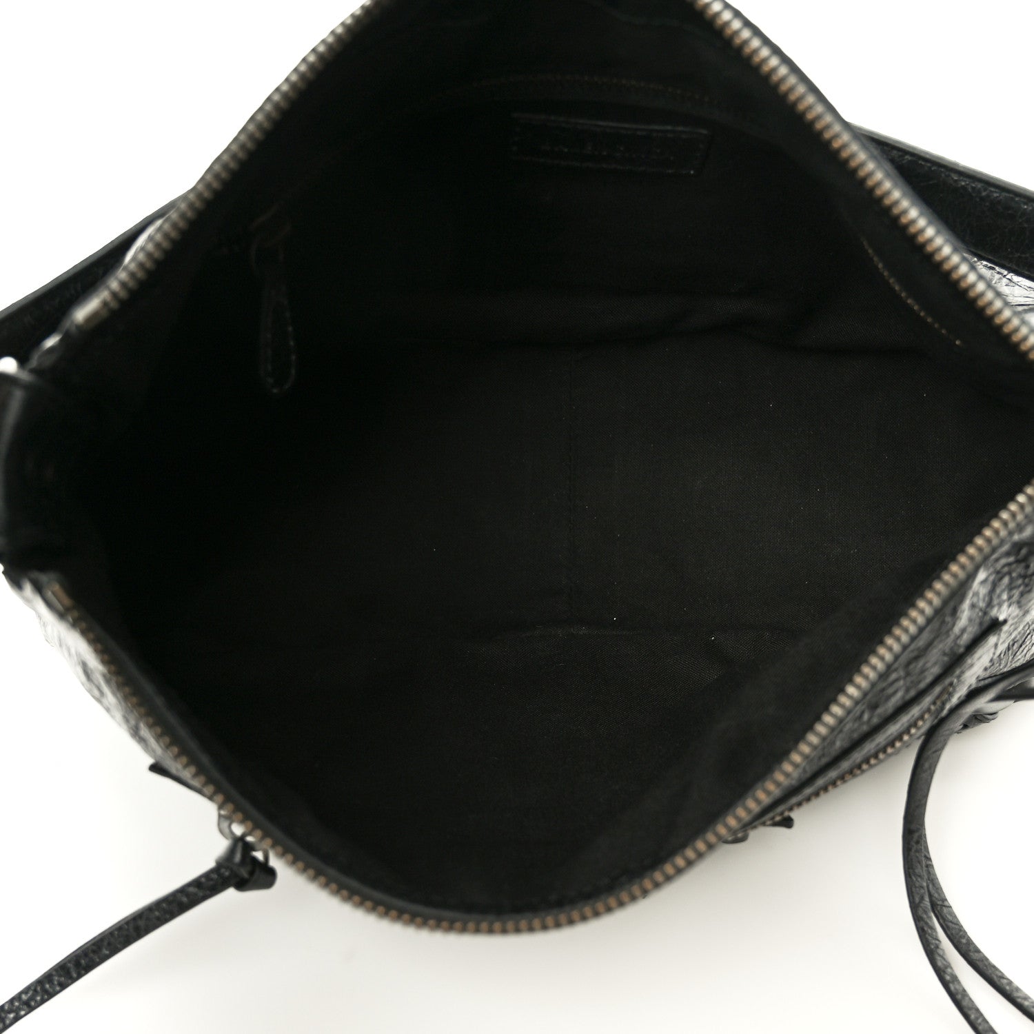 Balenciaga Agneau Arena Storico Classic Hardware Small Le City Moto Black