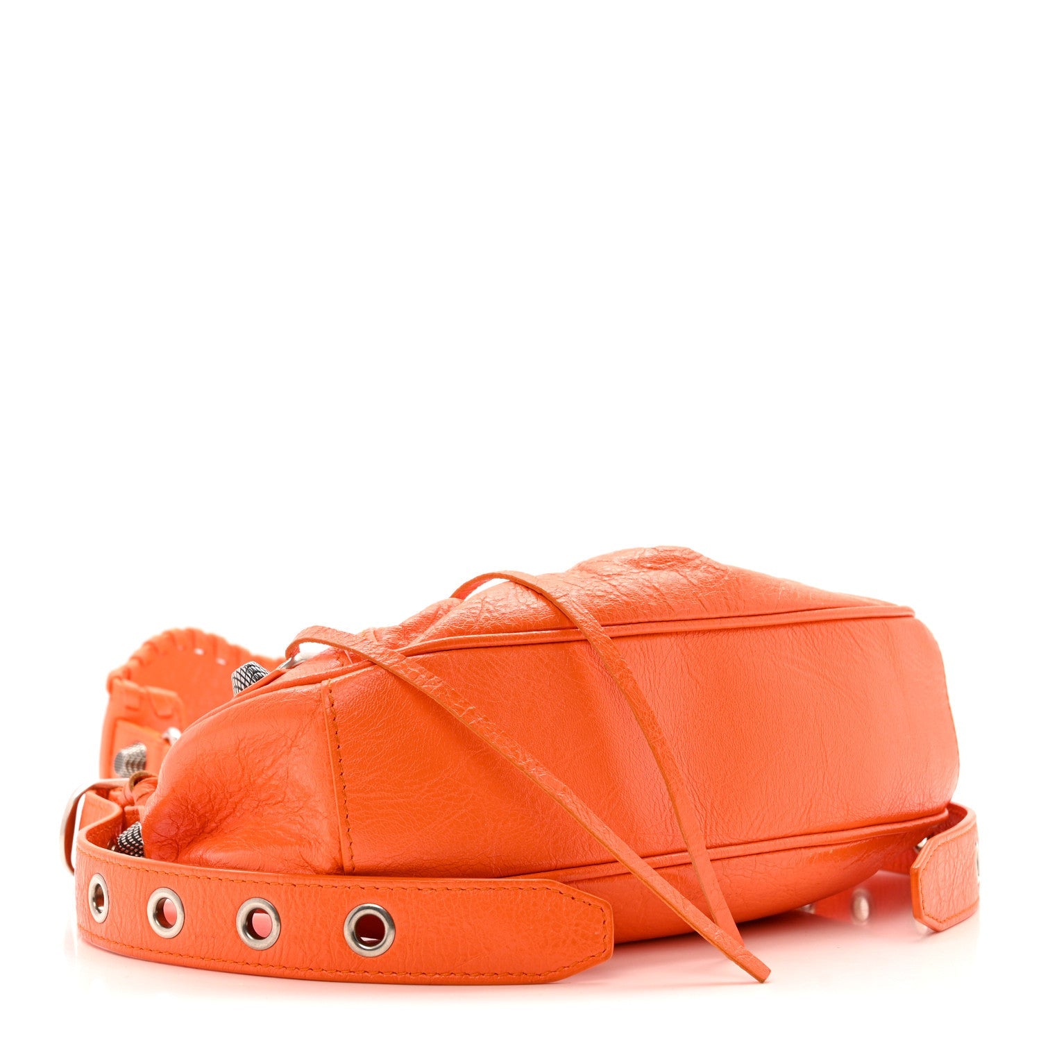 Balenciaga Agneau Arena Le Cagole Shoulder Bag XS Orange