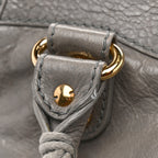 Balenciaga Agneau Giant 12 Gold Hardware Part Time Gris Pyrite