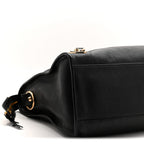 Balenciaga Chevre Gold Metallic Edge Hardware City Black