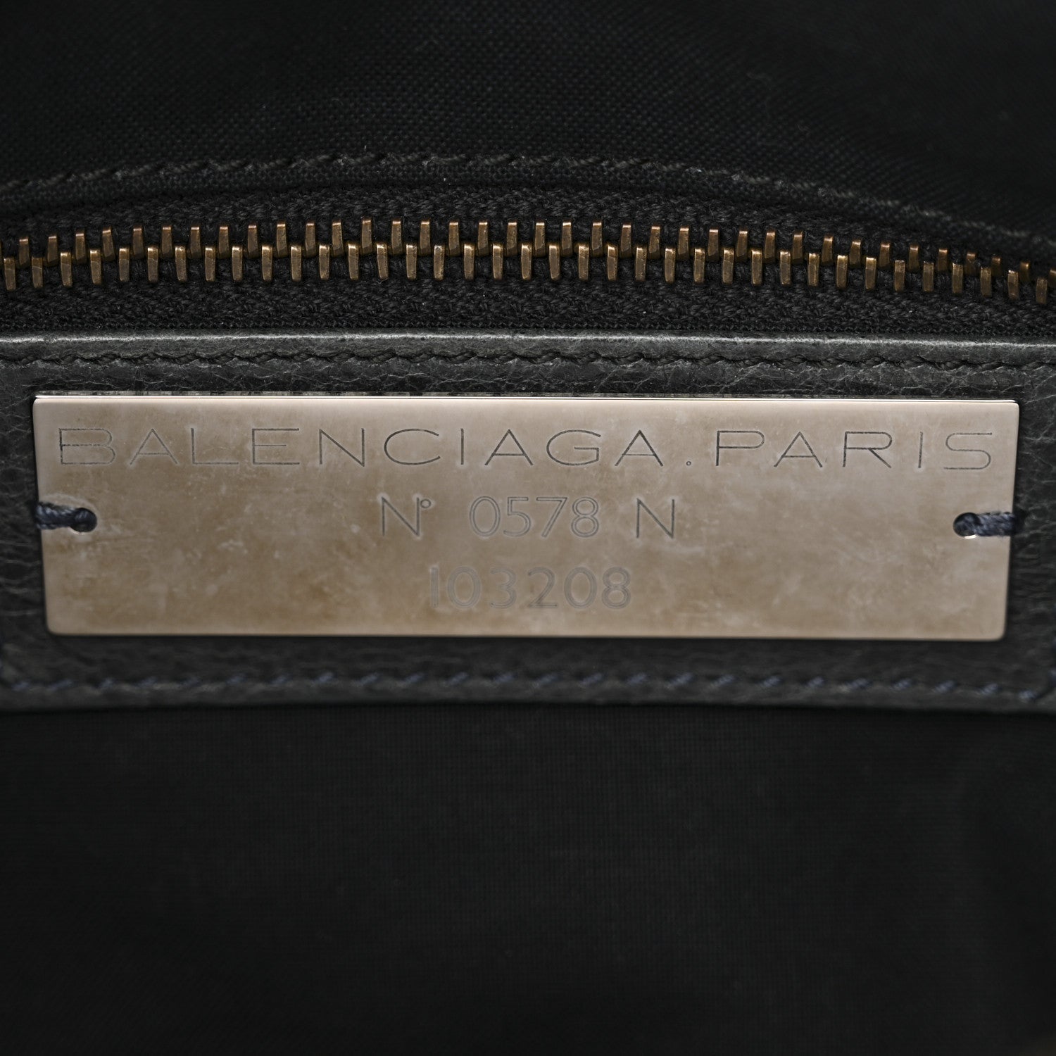 Balenciaga Agneau Classic Hardware First Anthracite