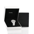Chanel Stainless Steel Ceramic 38mm J12 Phantom Automatic Watch White