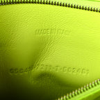 Balenciaga Faux Fur Medium Fluffy Hourglass Top Handle Bag Fluo Yellow
