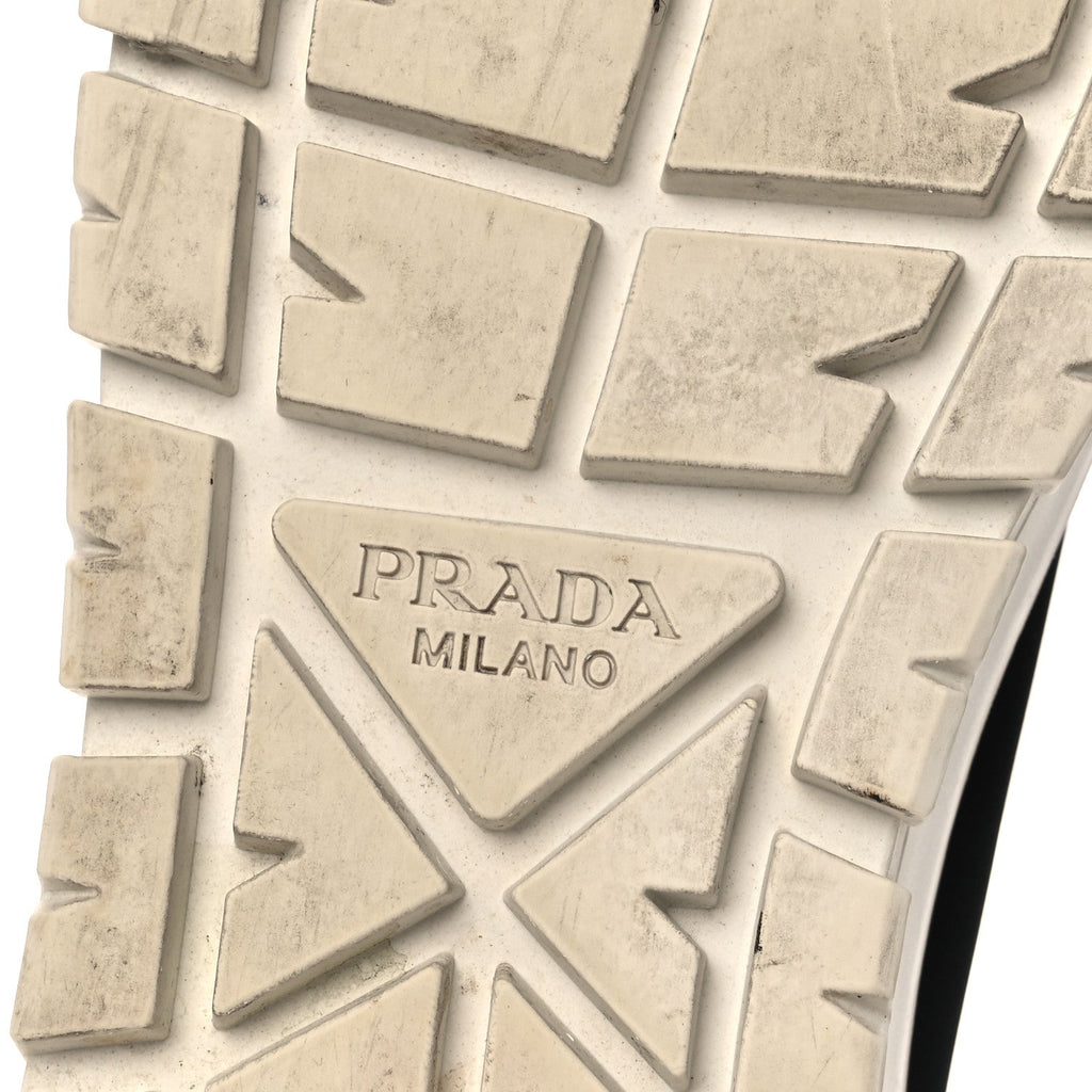 Prada Re-Nylon Gabardine Triangle Logo Double Wheel 50mm Sneakers 41.5 Black