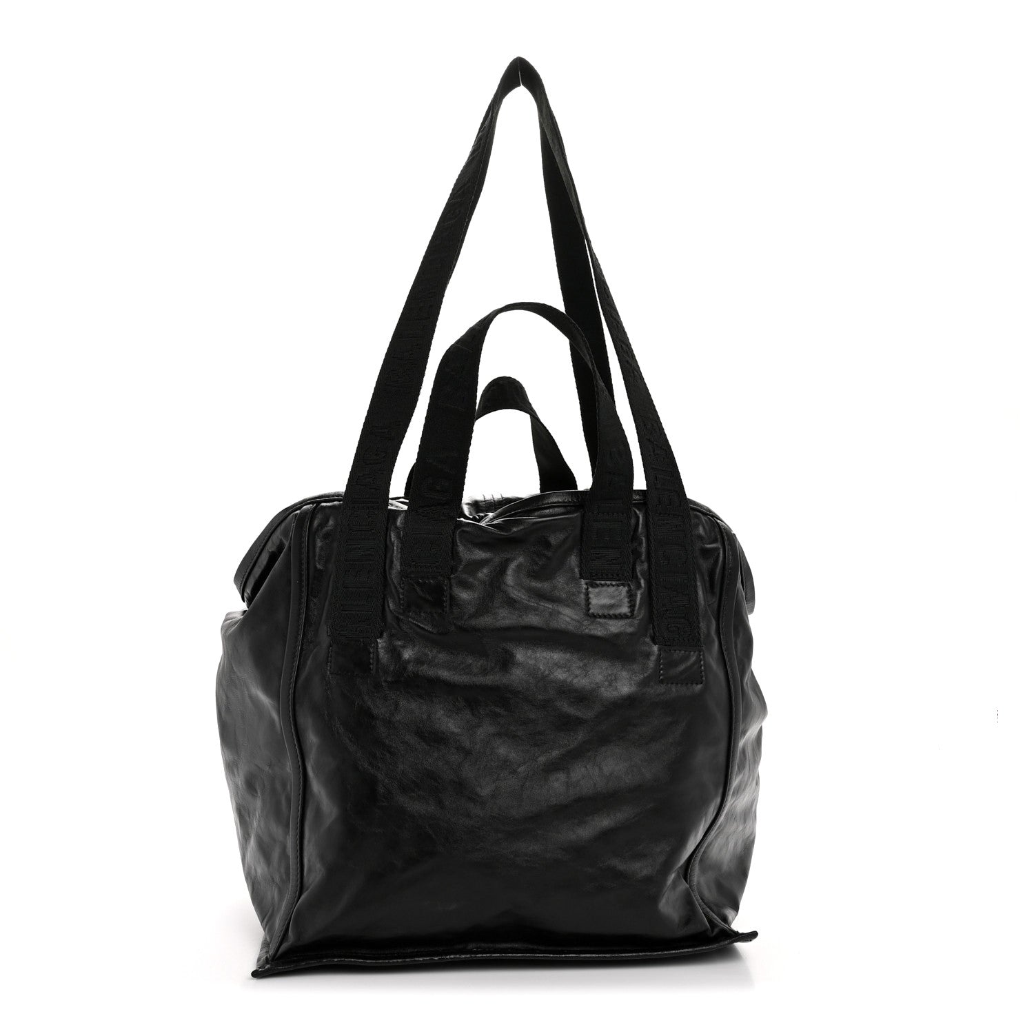 Balenciaga Calfskin Medium Cargo Tote  Black