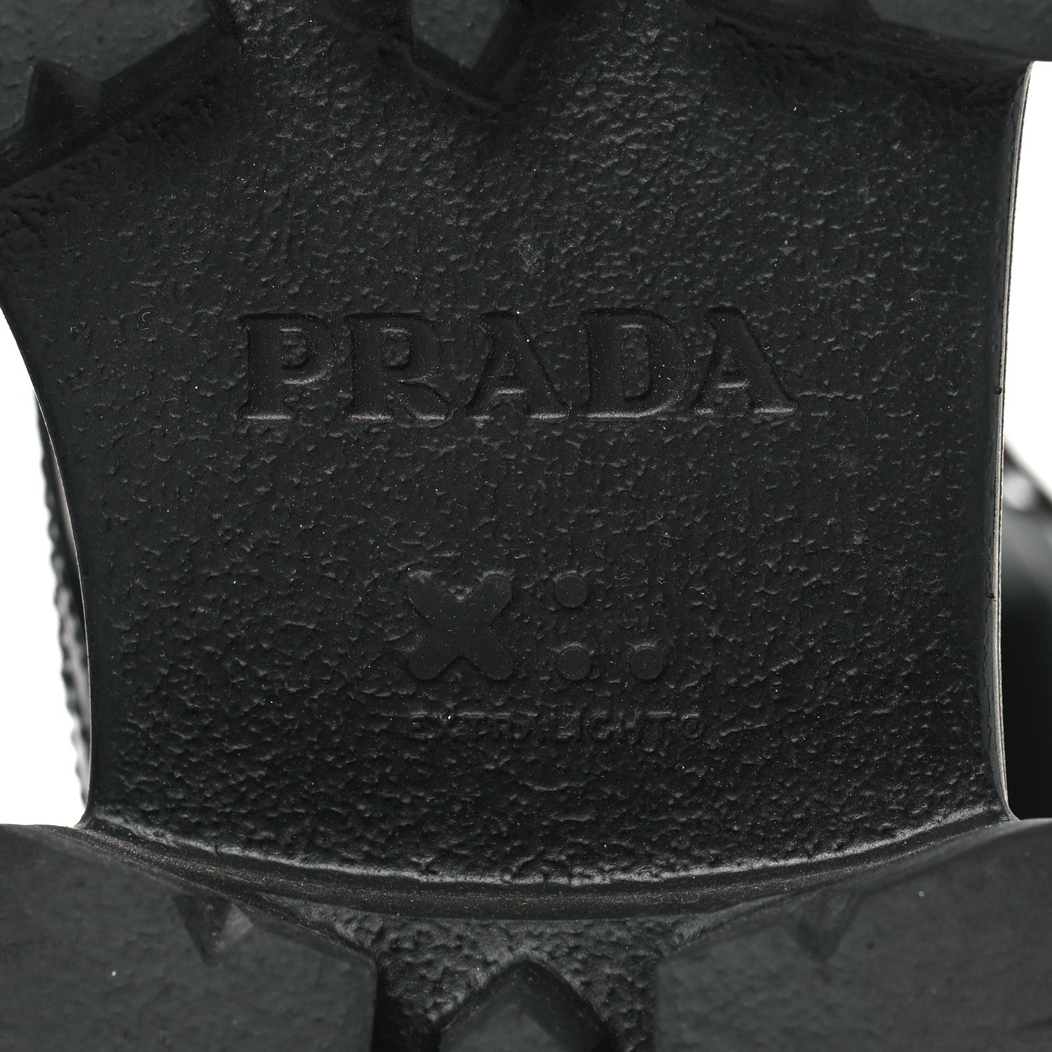 Prada Spazzolato Rois Nylon Metal Triangle Logo Monolith Pouch Pocket 55mm Boots 39 Black