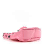 Balenciaga Agneau Arena Le Cagole Shoulder Bag XS Candy Pink