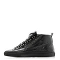 Balenciaga Agneau Arena Opaque Womens High Top Sneakers 41 Black
