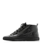 Balenciaga Agneau Arena Opaque Womens High Top Sneakers 41 Black