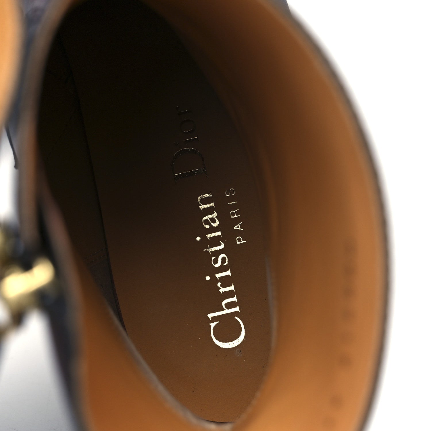 Christian Dior Shaded Calfskin Ombre L.A. Ankle Boots 37 Black Rouge