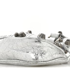 Balenciaga Agneau Arena Neo Cagole Mini Handbag Silver