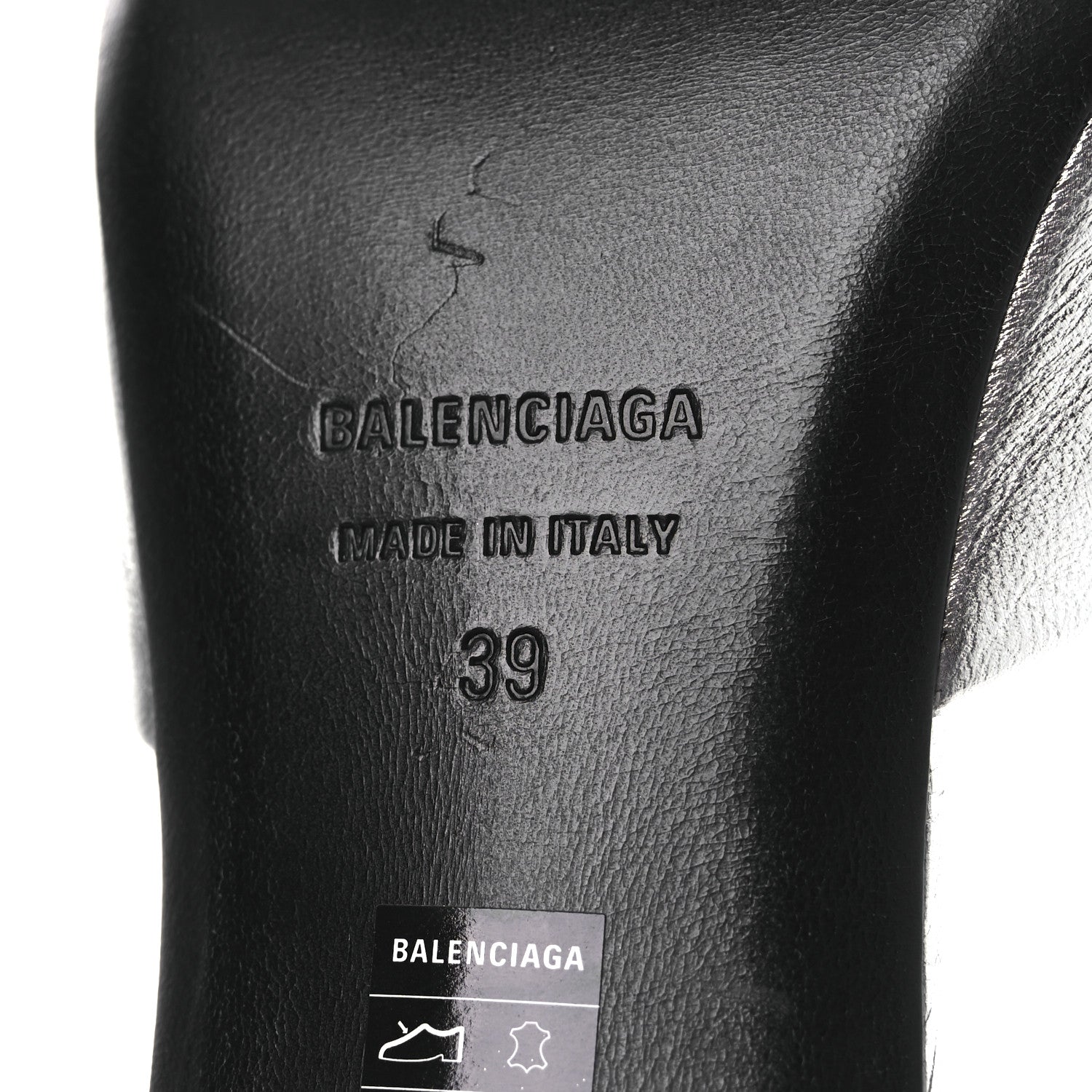 Balenciaga Metallic Sheepskin Duty Free 70mm Sandals 39 Silver