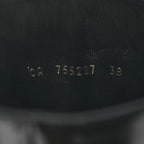 Saint Laurent Vitello Marilyn Nina 95 Knee High Boots 38 Black