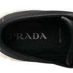 Prada Re-Nylon Gabardine Triangle Logo Double Wheel 50mm Sneakers 41.5 Black