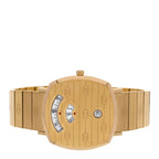 Gucci Stainless Steel 38mm Grip Quartz Watch Gold