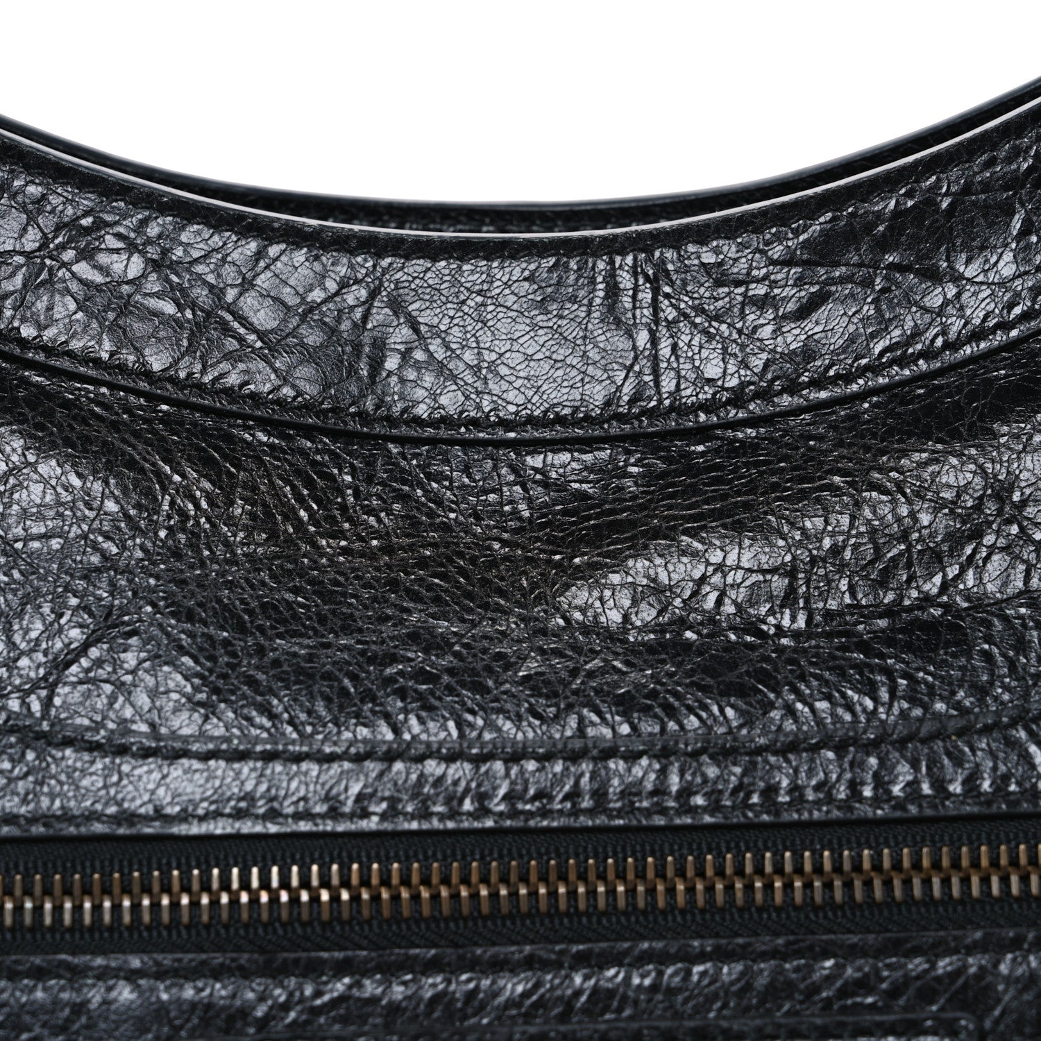 Balenciaga Agneau Arena Storico Classic Hardware Medium Le City Black