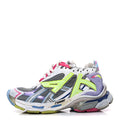 Balenciaga Mesh Rubber Womens Runner Sneakers 37 Multicolor