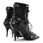Balenciaga Agneau Arena Cagole 90mm Ankle Boots 37 Black