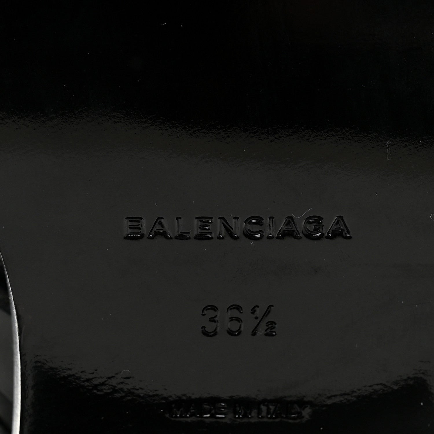 Balenciaga Brushed Calfskin Ceinture Ankle Boots 36.5 Black