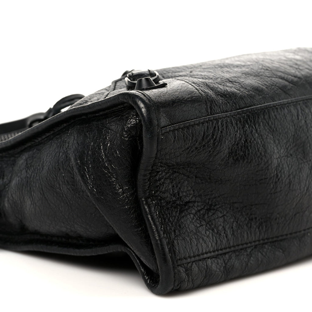 Balenciaga Agneau Arena Classic Black Hardware S City Black