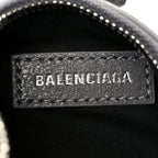 Balenciaga Agneau Arena Le Cagole Shoulder Bag XS Dark Grey