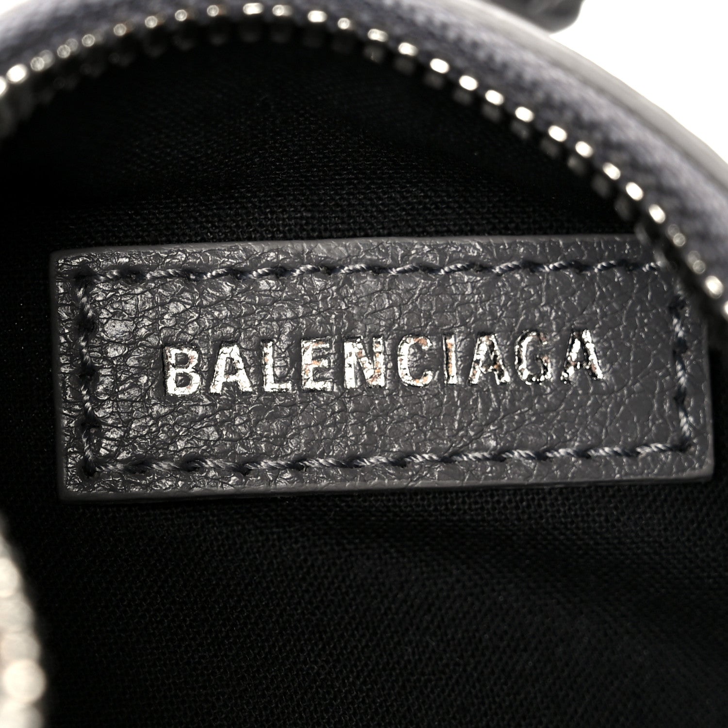 Balenciaga Agneau Arena Le Cagole Shoulder Bag XS Dark Grey