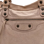 Balenciaga Agneau Classic Hardware City Bois De Rose