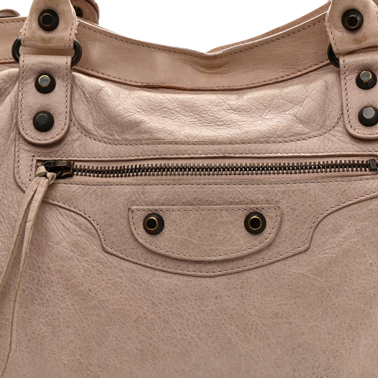 Balenciaga Agneau Classic Hardware City Bois De Rose