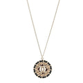 Chanel Lambskin Chain CC Necklace Gold