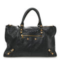 Balenciaga Agneau Giant 12 Gold Hardware Work Anthracite