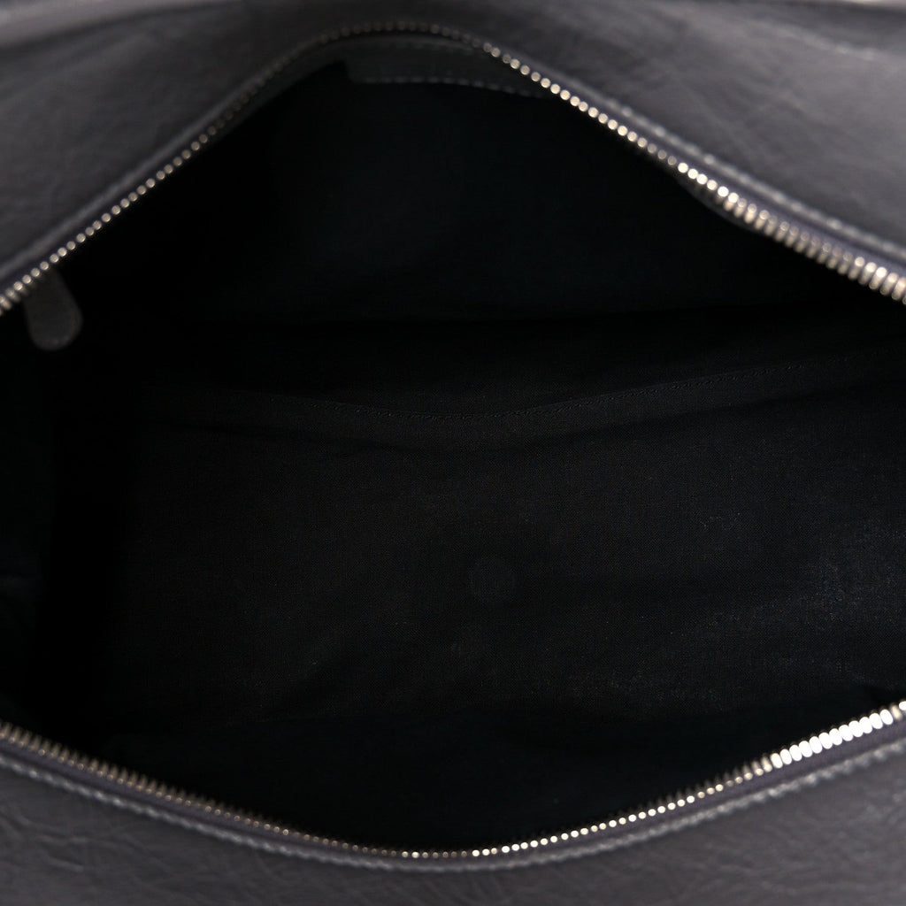 Balenciaga Agneau Arena Neo Cagole City Handbag Dark Grey