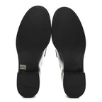 Prada Spazzolato Loafers 37.5 Black