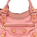 Balenciaga Agneau Giant 21 Gold Hardware City Bubblegum